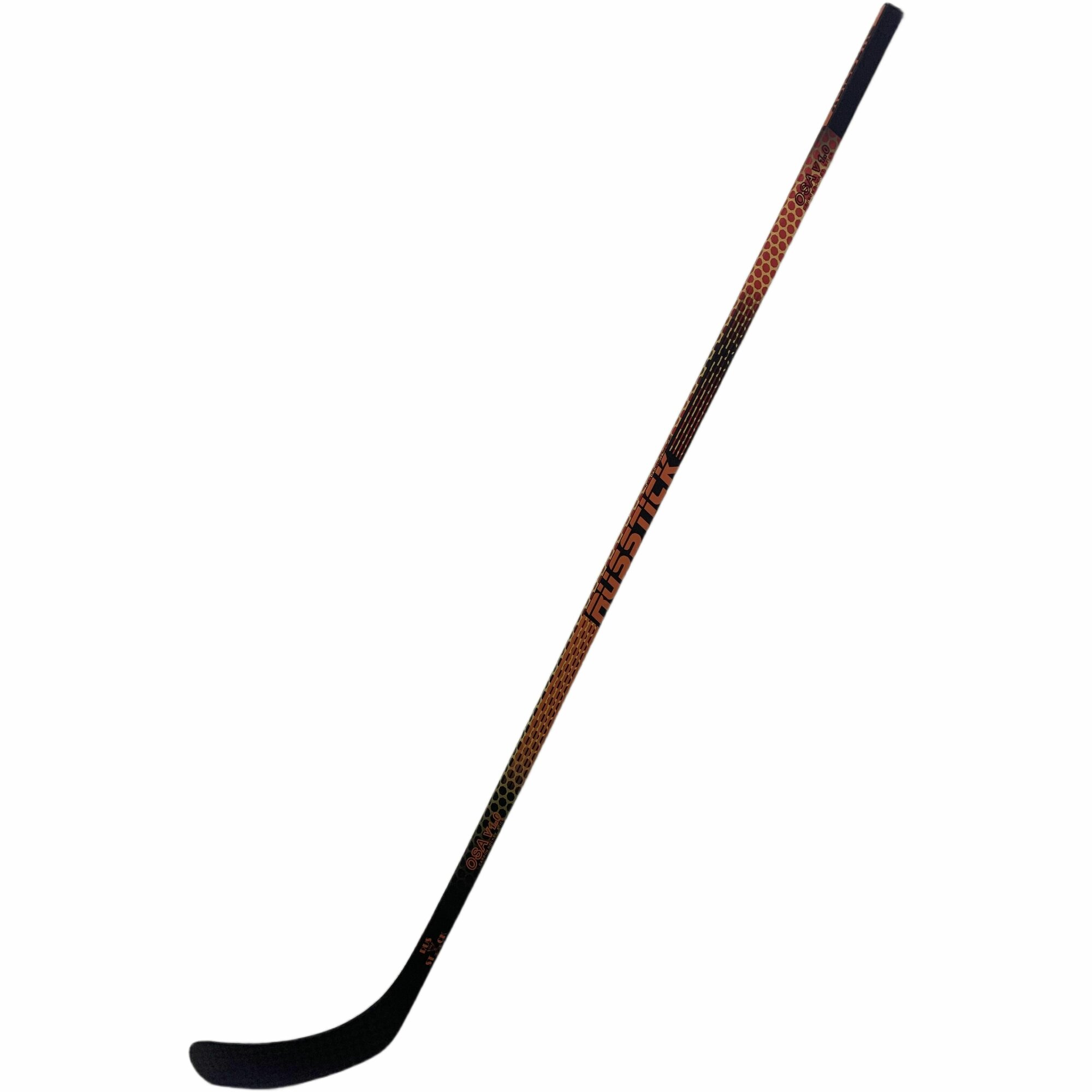 Хоккейная клюшка RUSSTICK "OSA" v1.0, с шайбой, 127 см, 30 жесткость, Р92