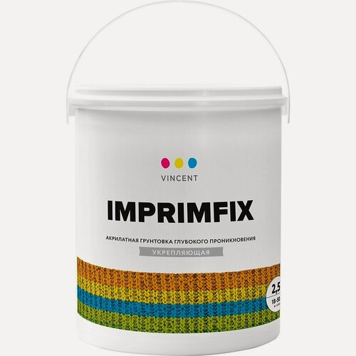 Изображение товара Грунтовка глубокого проникновения Vincent Imprimfix (2,5л)