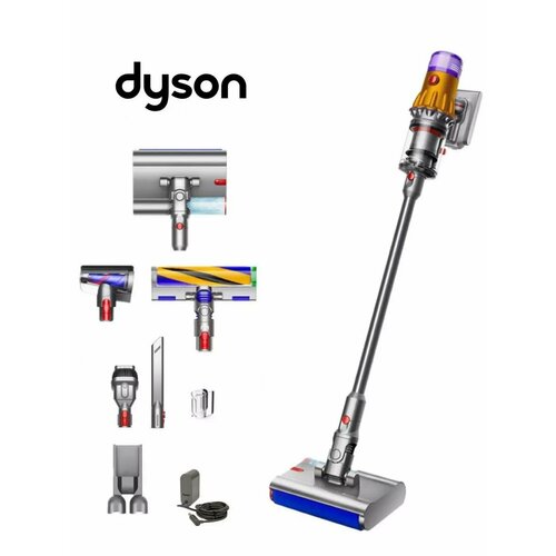 Пылесос Dyson V12S Detect Slim Submarine YellowNickel ЖелтыйНикель 72299₽