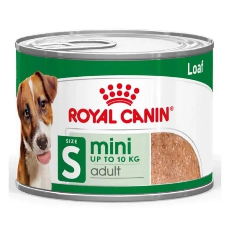 Консервированный корм Royal Canin Mini Adult для собак мелких пород (паштет) 195г.×12шт.