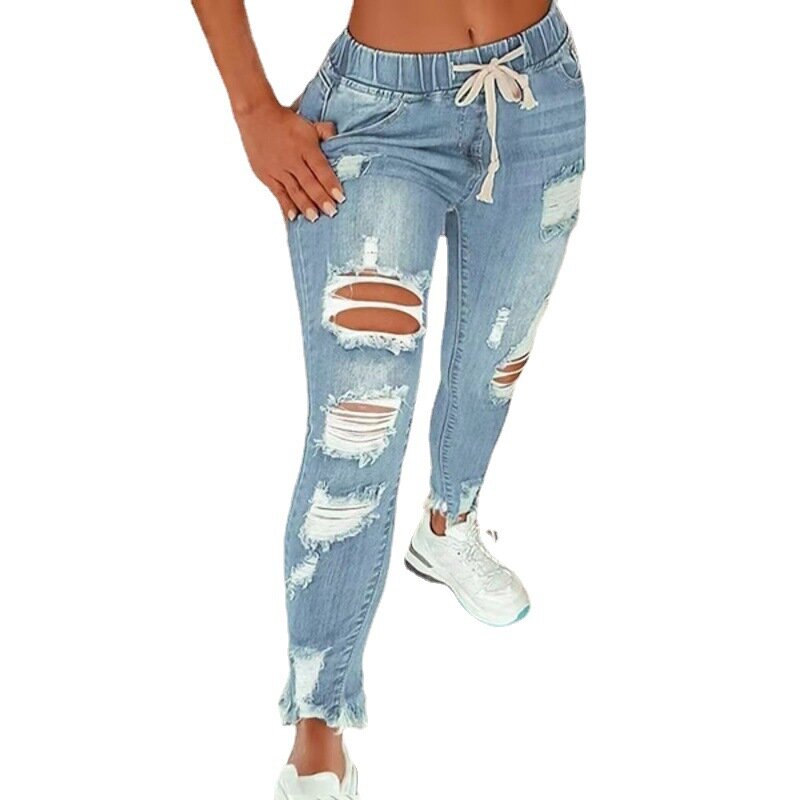 Джинсы дудочки Dylwp, размер 58, light blue
