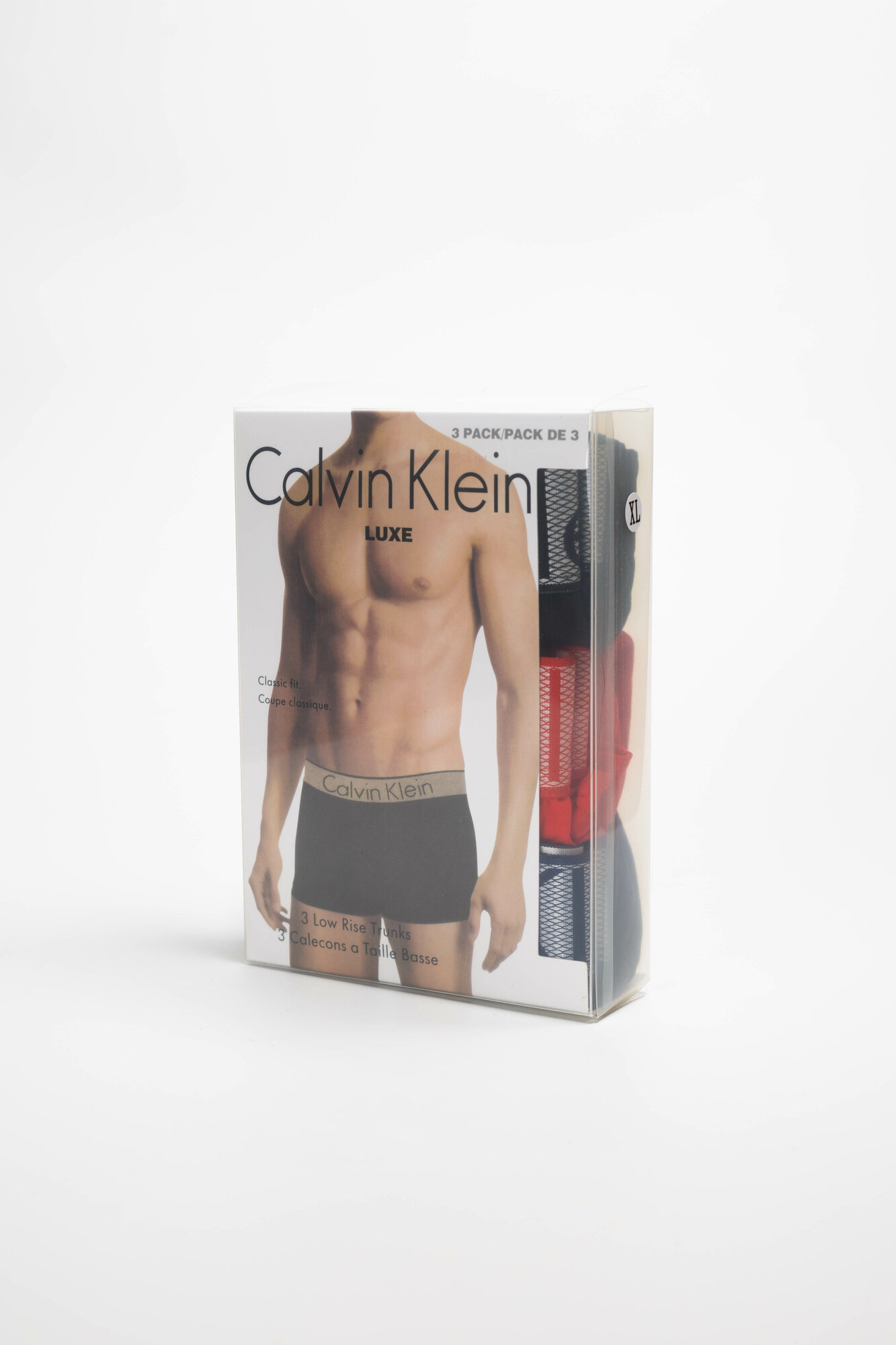 Трусы CALVIN KLEIN, комплект из 3 шт., размер 46, разноцветный — фото 1