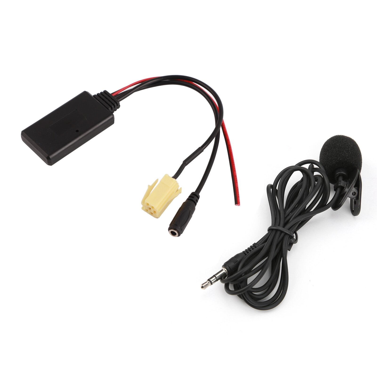 Bluetooth 5.0 AUX Cable Adapter with Microphone Handsfree Replacement for Fiat 500/Grande Punto/Qubo/Fiorino