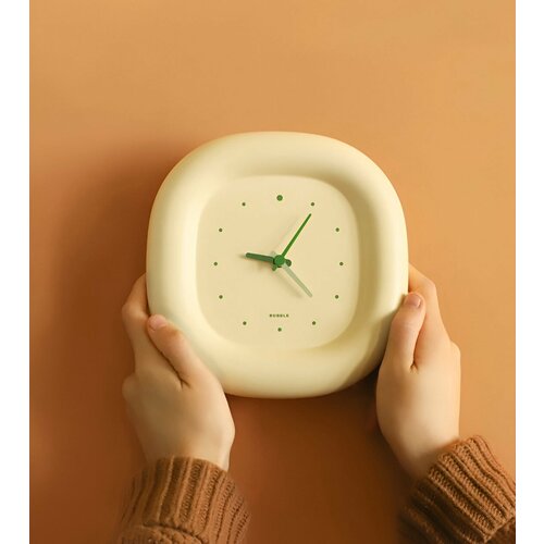 Настенные настольные бесшумные часы со стрелкой MUID, милый дизайн, 17х17 см