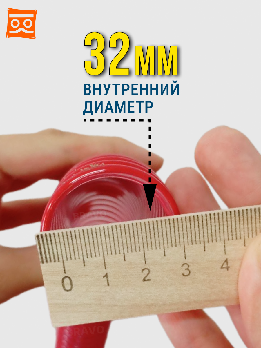 Шланг для дренажного насоса 32 мм (30 метров), Морозостойкий, Армированный ПВХ шланг для насосов