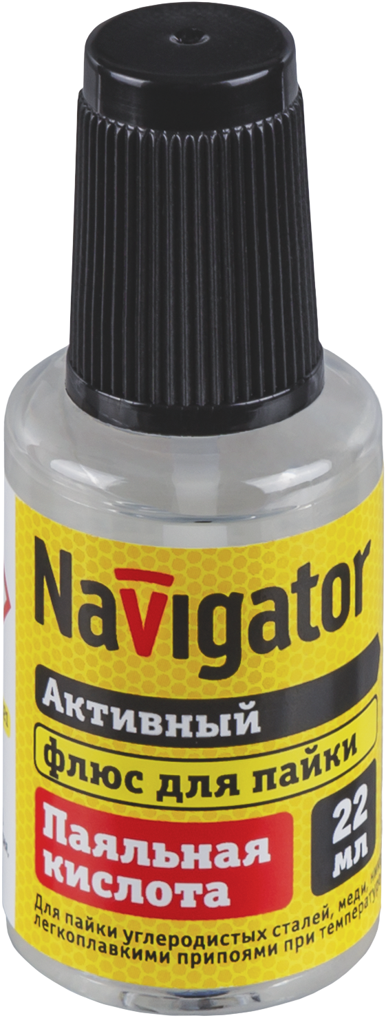 Флюс для пайки Navigator 93 262 NEM-Fl01-F22 (паяльная кислота 22 мл)