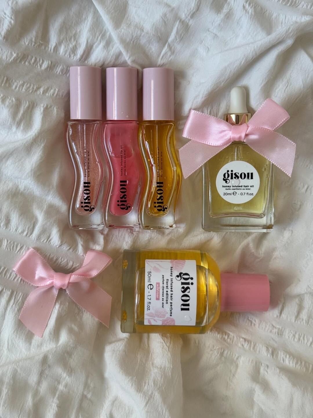 Блеск для губ Gisou "Honey Gold", блеск для придания объема, бесцветный, 8 мл — фото 1