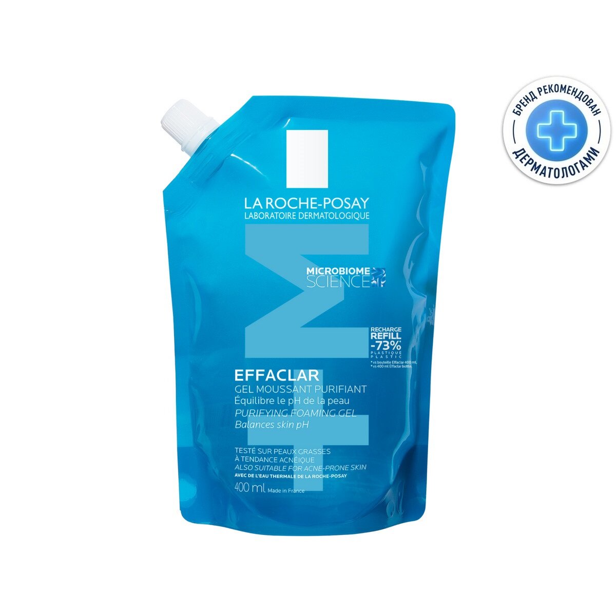 Очищающий гель La Roche Posay Effaclar, для жирной и проблемной кожи, 400 мл