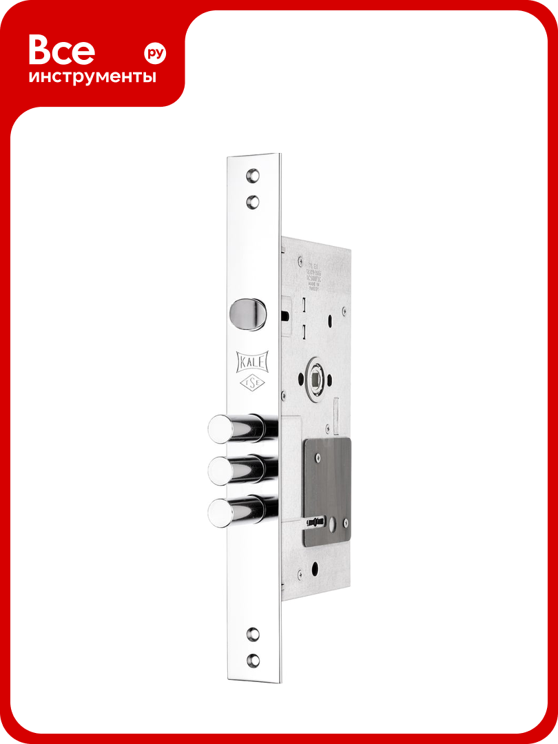 Врезной замок KALE KILIT сувальдный 252RL 85BS60 28CP 5K(60mm) w/o SP w/o Ros STB 252RL000026