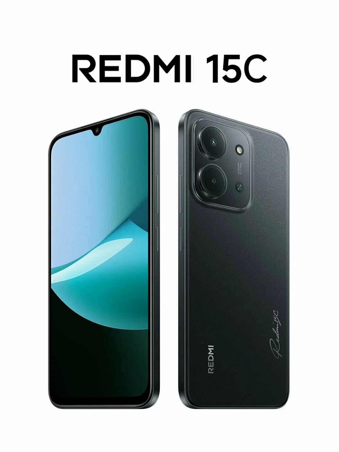 Смартфон Redmi 15C, дисплей 6.9", 4Гб/256ГБ, камера 50Мп, зарядка 33 Вт