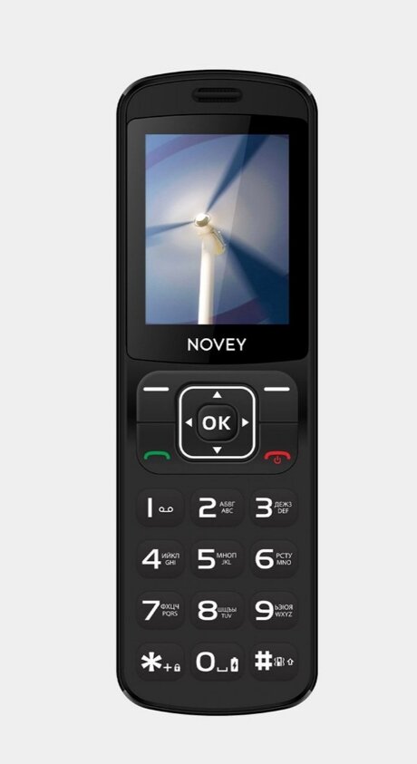 Мобильный кнопочный телефон "Novey" D10, 2 SIM, GSM, UZIMEI с громкой связью