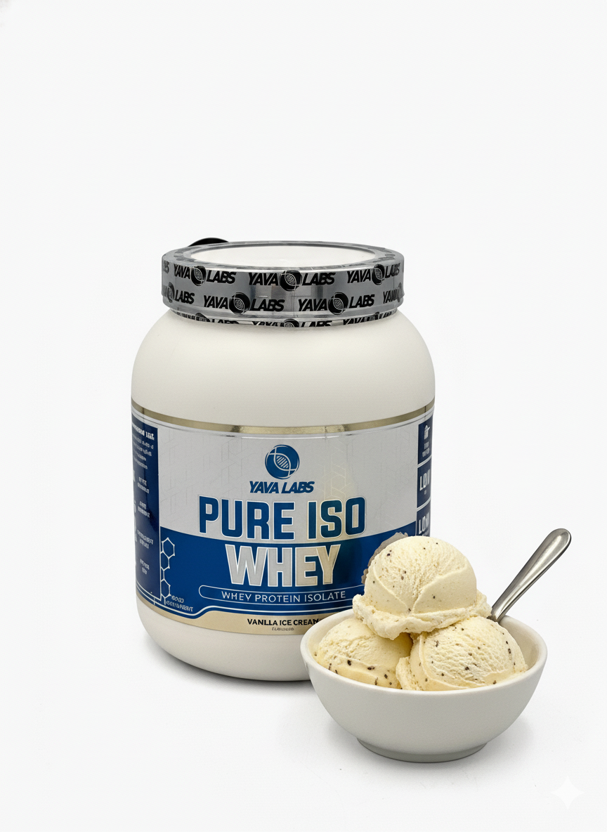 Yava Labs, Pure Iso Whey Protein, 1 кг, 33 порций, Ваниль Протеин