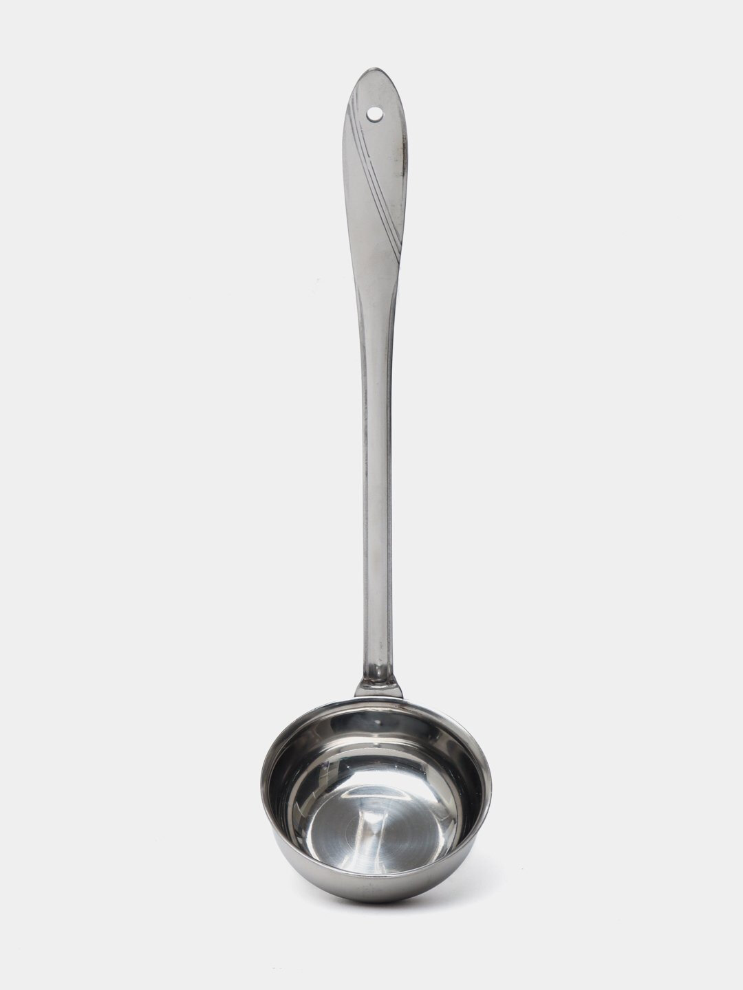 Металлический половник, из нержавеющей стали и деревянные, для приготовления супа (Темно_серый)