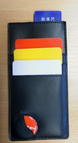 Изображение товара Набор судейский для настольного тенниса DHS в чехле RF102 (карточки, сеткомер, жетон)