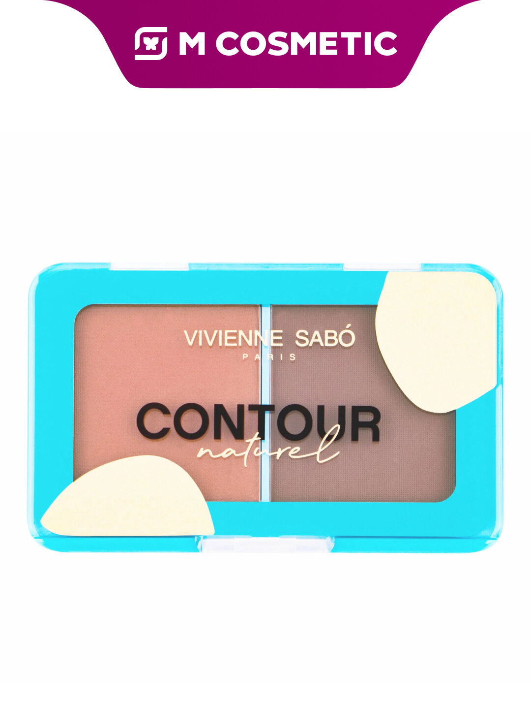 VIVIENNE SABO Vivienne Sabo Палетка -контуринг для лица 2 в 1 Naturel 04