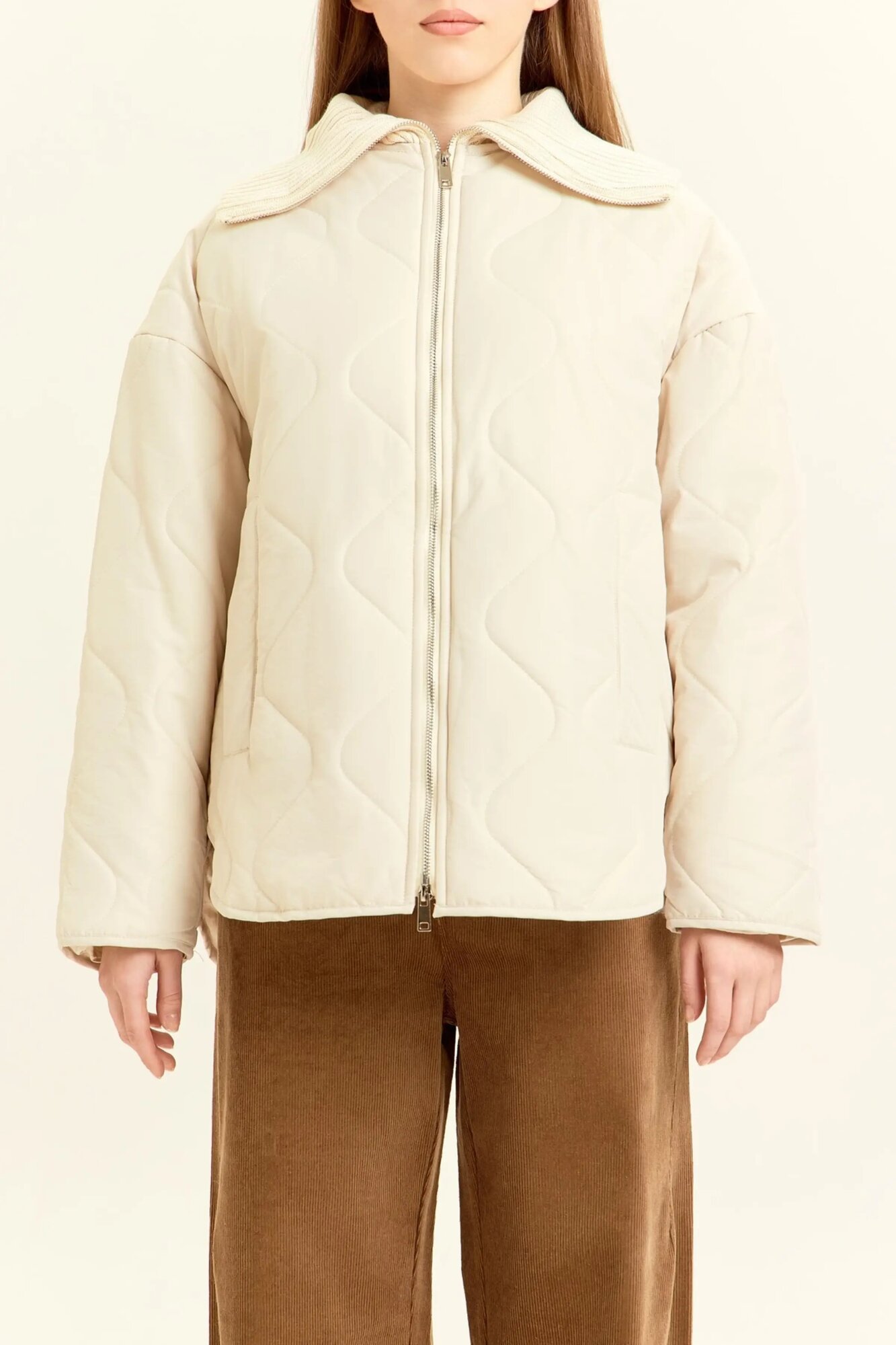 Куртка Selfie, размер S, бежевый — фото 1