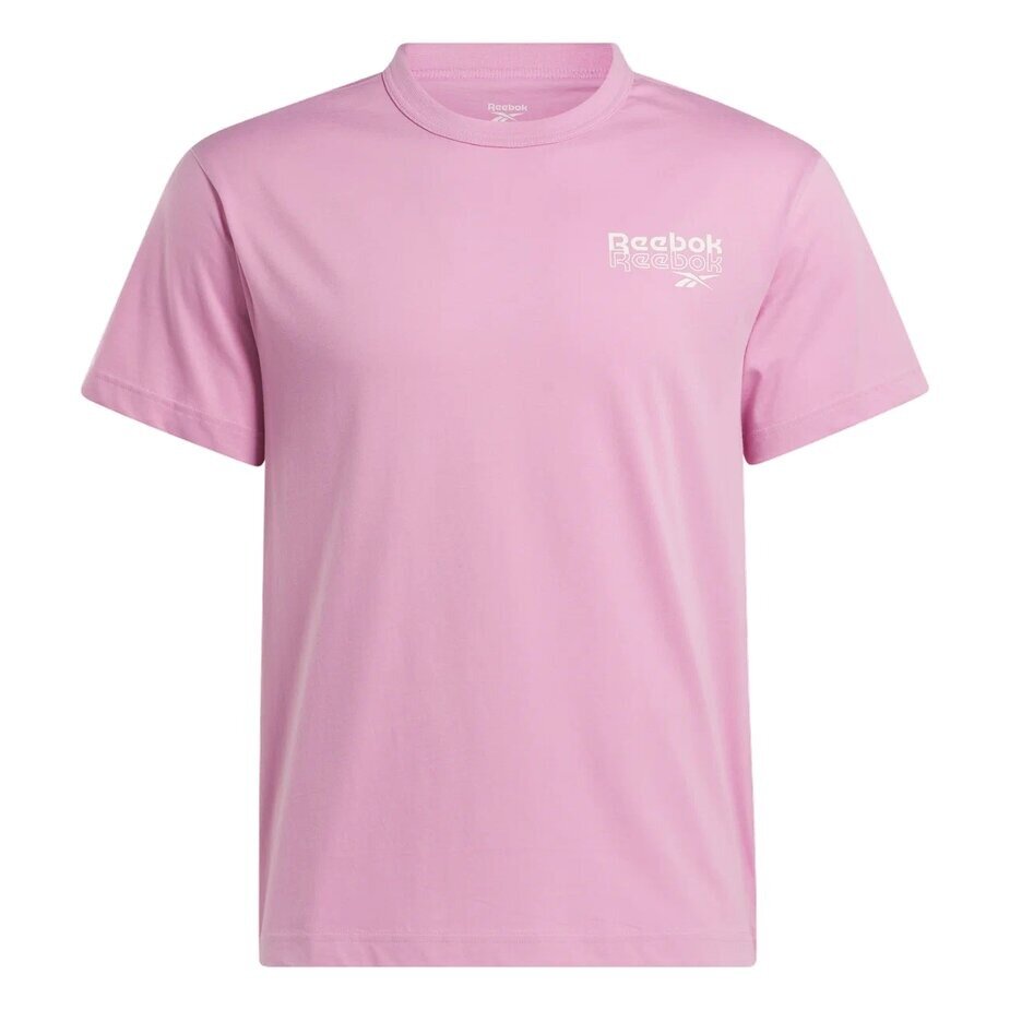 Футболка Reebok для мужчин, Размер:S, Цвет:розовый, Модель:RI BRAND PROUD GFX SS TEE