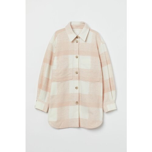 Куртка-рубашка H&M, размер S, розовый куртка рубашка h