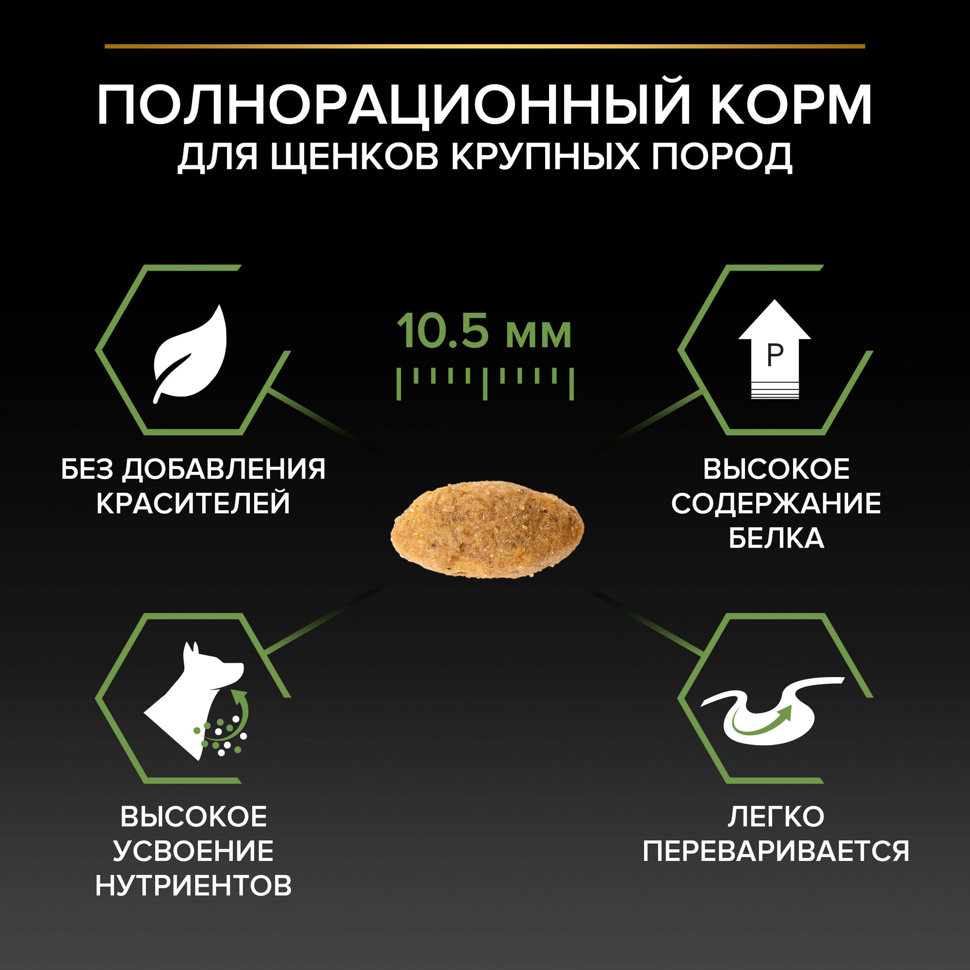 Сухой корм Pro Plan для щенков крупных пород, курица, 12кг Purina ProPlan - фото №5