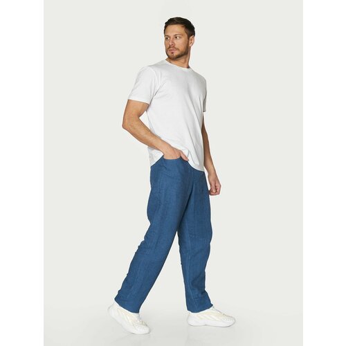 фото Брюки gabriela, размер 48, синий