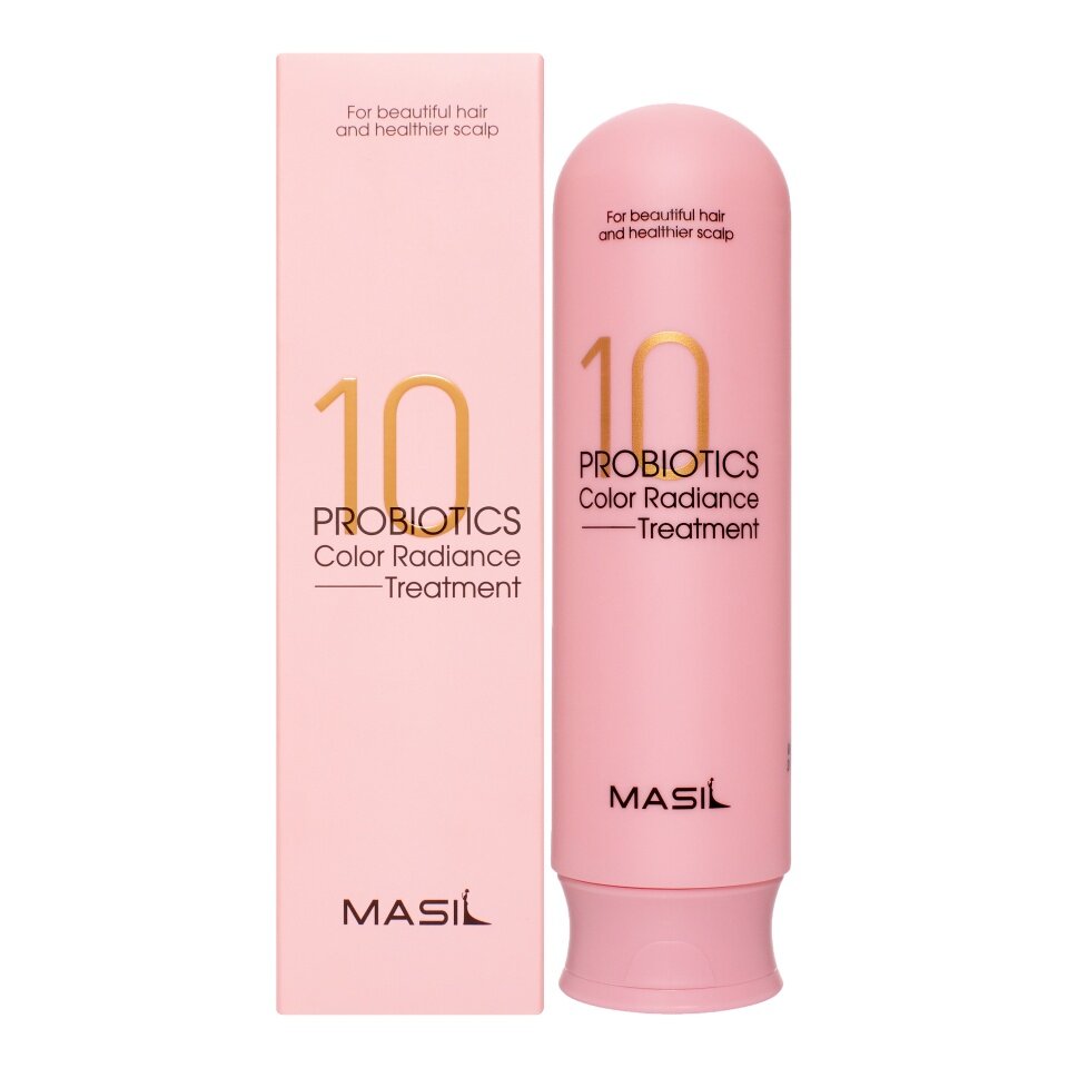 MASIL 10 PROBIOTICS COLOR RADIANCE TREATMENT Маска для окрашенных волос с защитой цвета 300мл