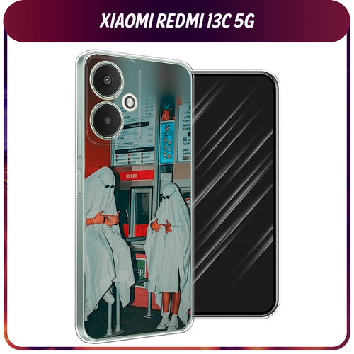 Силиконовый чехол на Xiaomi Redmi 13C 5G/13R 5G/Poco M6 5G / Сяоми Редми 13C 5G/13R 5G/Поко М6 5G Chillin Killin силиконовый чехол маленькие ромашки на xiaomi redmi 13c 5g сяоми редми 13c 5g