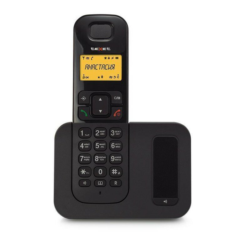 Телефон TEXET TX-D6605A DECT черный