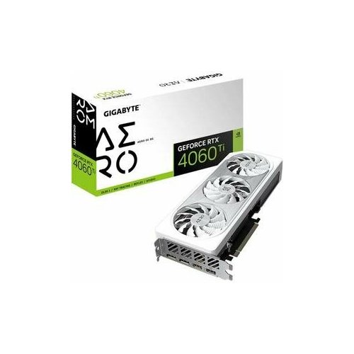 Видеокарта Gigabyte Видеокарта Gigabyte PCI-E 40 GV-N406TAERO OC-8GD NVIDIA GeForce RTX 4060TI 8192Mb 128 GDDR6 258018000 HDMIx2 DPx2 HDCP Ret 6351600₽