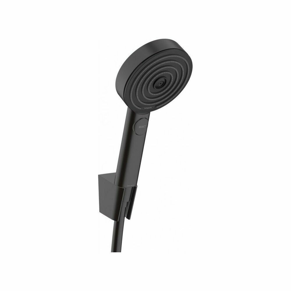 Душевой гарнитур Hansgrohe Pulsify Relaxation 105 3 jet 1,25 м, черный - фото №6
