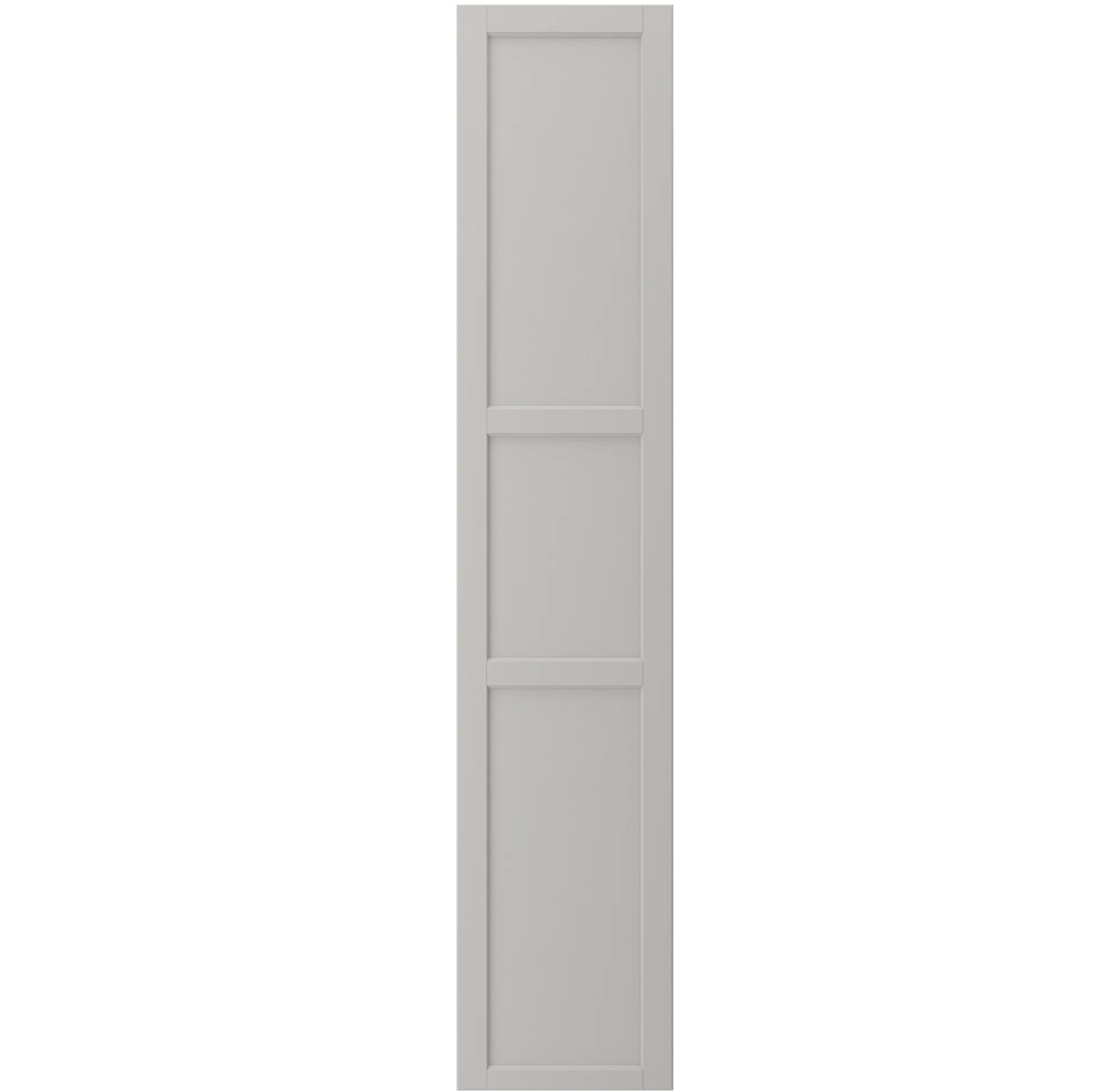 Дверца лерхюттан 40x200 см для кухонного гарнитура, светло-серый