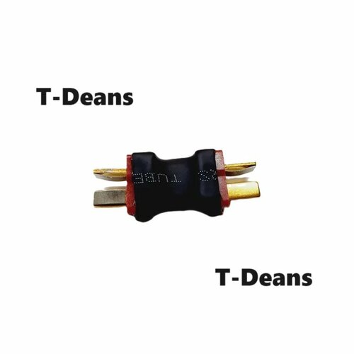 Переходник T-Deans connector (папа / папа) 176 соединительный разъем питания T-plug deans адаптер силовой провод Т Динс коннектор Т плаг штекер emax lightning s 25a esc blheli s damped light 2 4s for rc plane fpv racing drone