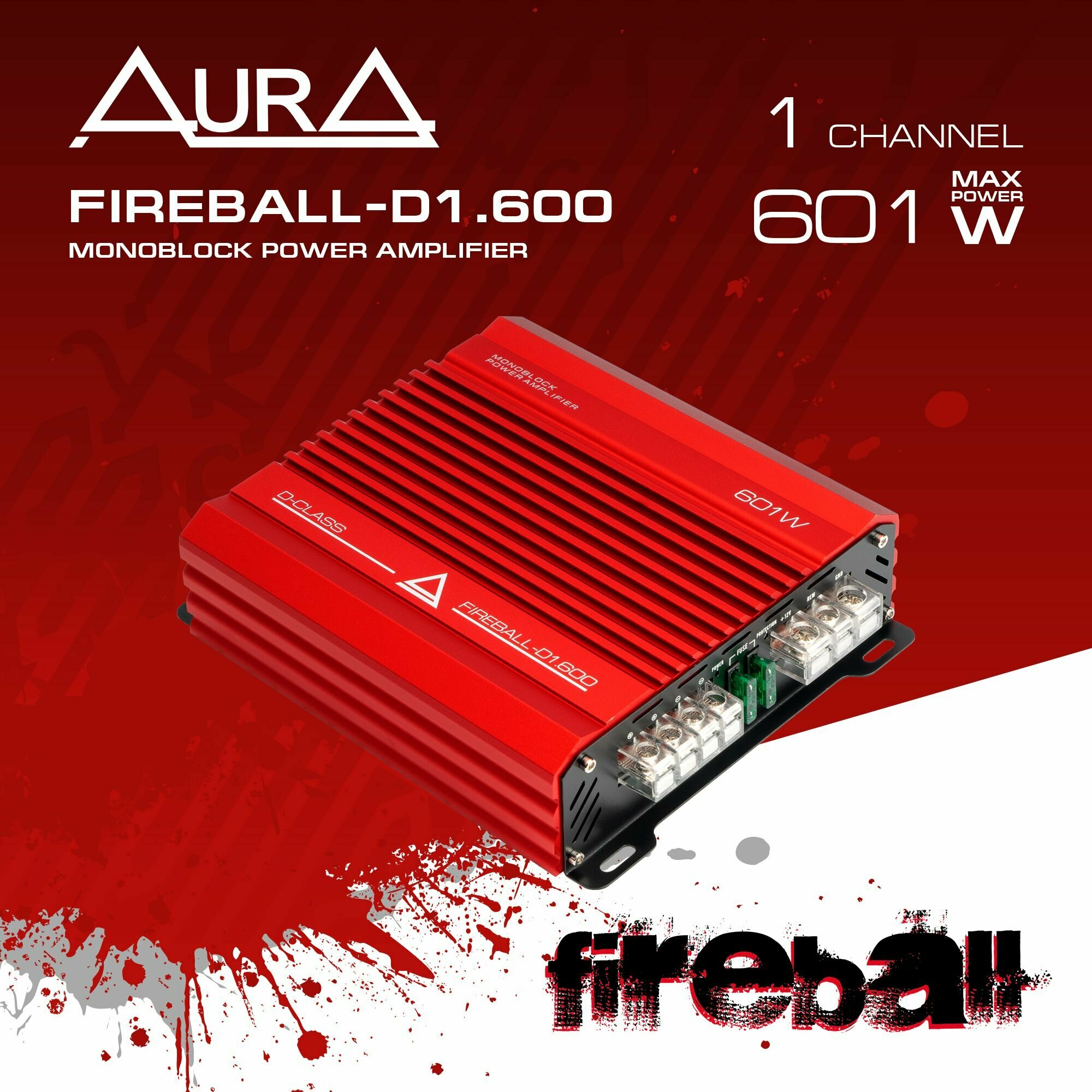 1-канальный усилитель мощности Aura FIREBALL-D1.600