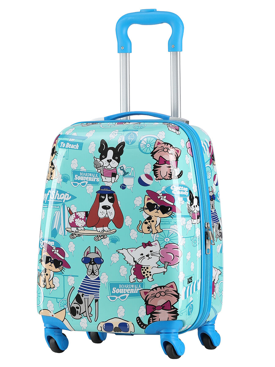 фото Дорожный чемодан детский на колесиках, ручная кладь размера S