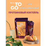 Протеин T8 TO GO со вкусом груши и семенами чиа - энергопротеиновая смесь на основе горохового протеина, пребиотика и кокосового молока - изображение