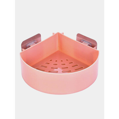 Полка для ванной комнаты угловая Цвет Коричневый 799₽