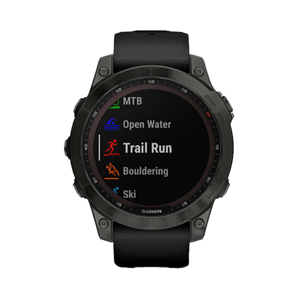 Смарт-часы Garmin Fenix 7 Saphire Solar Carbon-Gray - фото №11