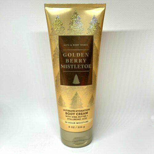 Bath and Body Works увлажняющий крем для тела GOLDEN BERRY MISTLETOE (226гр)