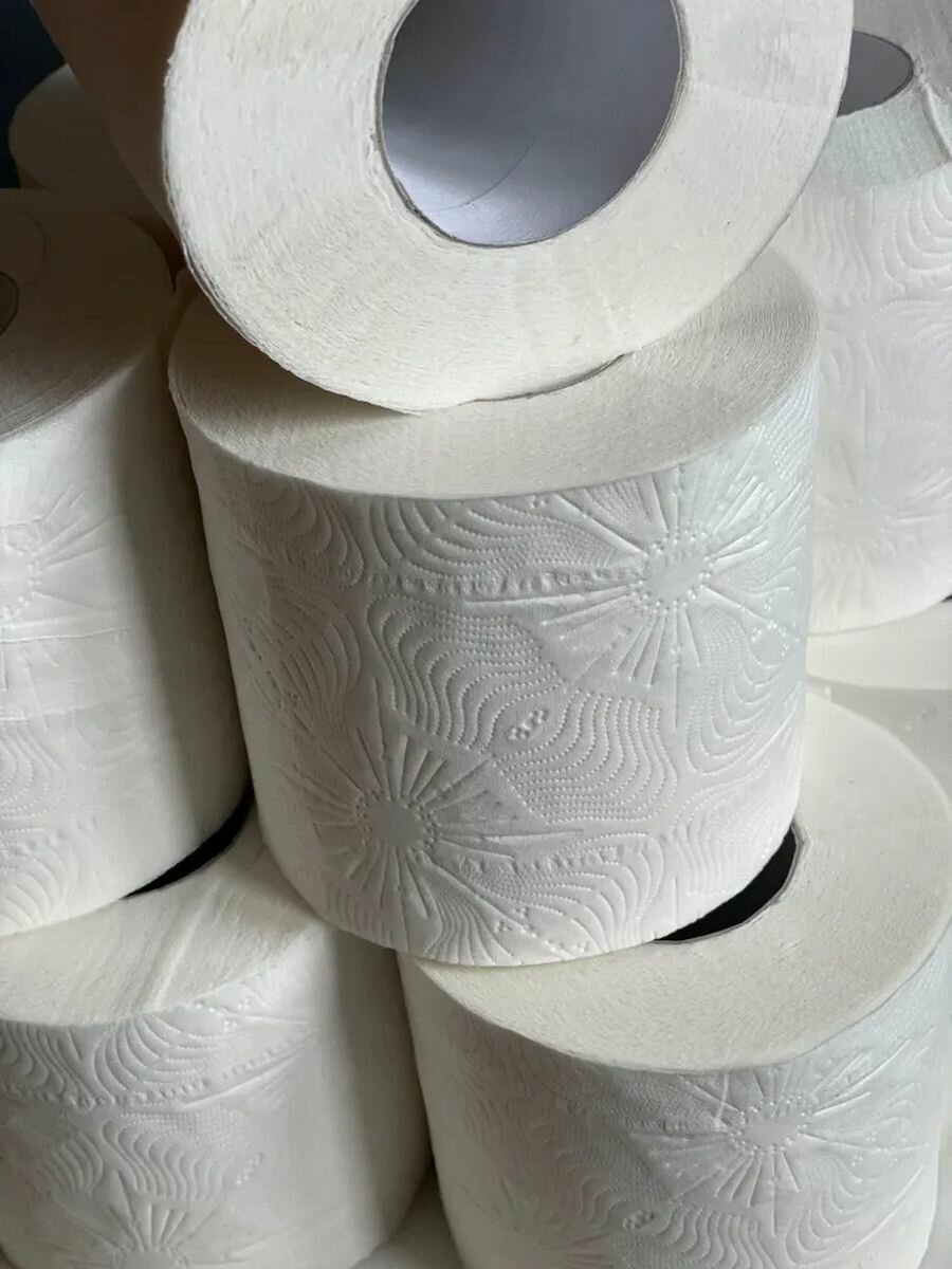 Туалетная бумага трехслойная HONKY - 96 рулонов в упаковке