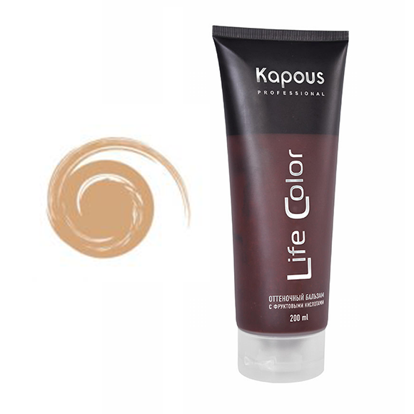 Kapous Professional Бальзам оттеночный для волос Life Color Песочный 200 мл (Kapous Professional) - фото №6