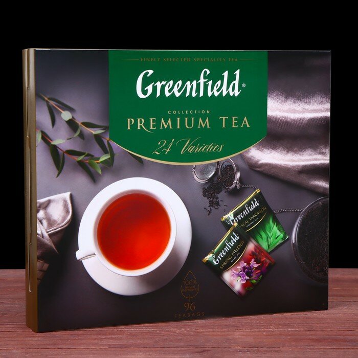 Набор чая Greenfield коллекция великолепного чая 24 вида в пакетиках, 167,2 г - фото №16