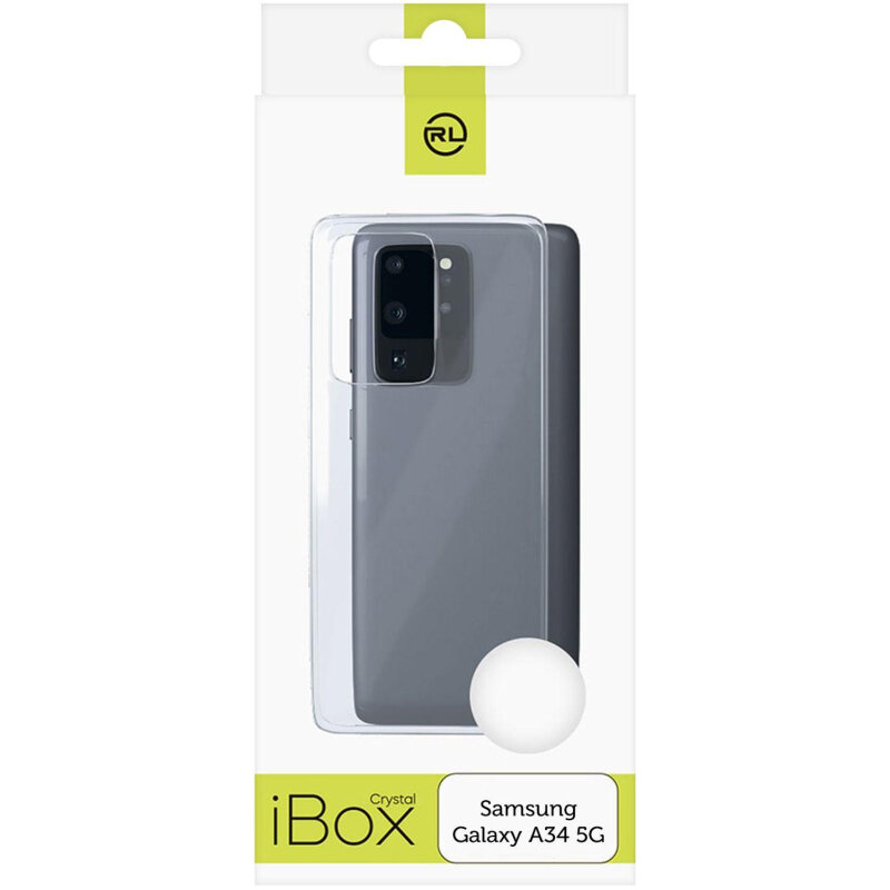 Накладка силикон iBox Crystal для Samsung Galaxy A34 5G, с усиленными углами (прозрачный) - фото №4