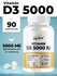 Витамин д3 5000 Vitamin D3 5000 IU, 90 таблеток для иммунитета