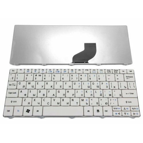 Клавиатура для ноутбука ACER Aspire One 521 522 532 532H AO532H D255 D257 D260 D270 Happy 2 eMachines 350 355 (PK130E91A04 KB. I100G.047 V111102AS5) клавиатура для ноутбука acer aspire one 532 522 d255 d260 p n ze6 zh9 90 4gs07 c0r