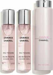 Chanel женская туалетная вода Chance Eau Tendre Twist And Spray Refill, Франция, 3x20мл