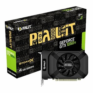 Видеокарта GTX1050Ti STORMX 4GB GDDR5 128-bit DVI HDMI DP 1FAN RTL