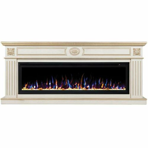 Камин RealFlame Siena 60 WT с очагом Saphir 60 каминокомплект realflame contemp 60 wt saphir s 60