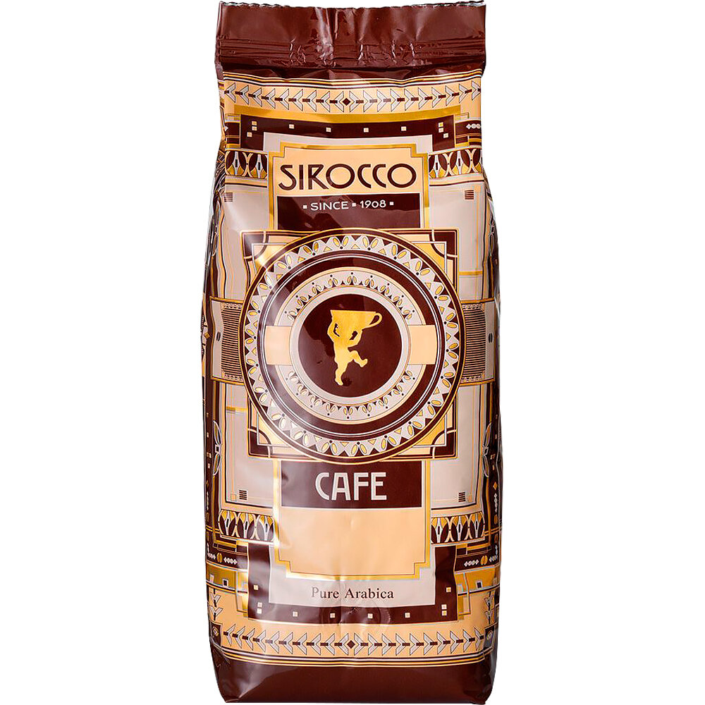 Швейцарский кофе в зернах SIROCCO Verona (250 гр) - 100% арабика темной обжарки для любой кофеварки