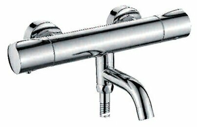 фото 3399 Смеситель Ванна LEDEME с термостатом, вcтроенный в излив переключатель