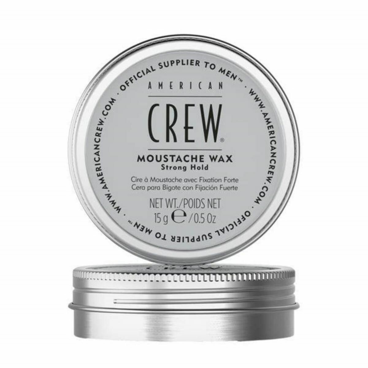 American Crew Moustache Wax - Стойкий воск для усов и бороды сильной фиксации для укладки и питания волос на лице 15 г