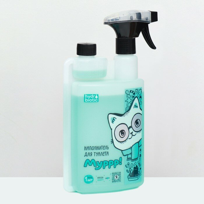 фото Наполнитель жидкий для кошек - гидробиотик "Муррр!" 1л 10236402